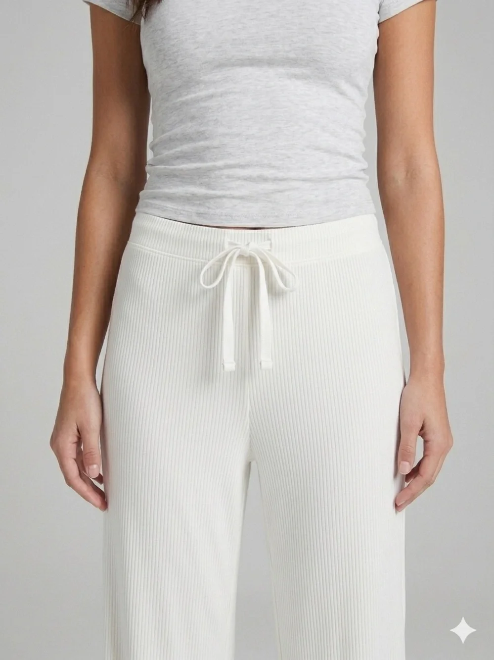 SKIMS Soft Ribbed Flowy Sleep Pants Color Way Marble Size Medium NEW - Picture 5 of 6